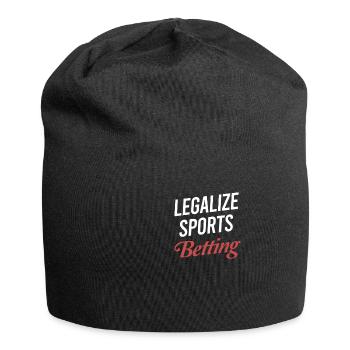 Legalize Sports Betting Sport Horse Betting Derby - Jersey Beanie - black - Front