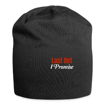 Letztes Bett Ich Verspreche Lustige - Jersey-Beanie - Schwarz - Vorne