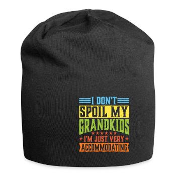 I Don't Spoil My Grandkids 10 - Jersey-Beanie - Schwarz - Vorne