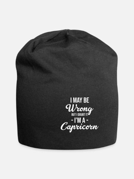 I may be wrong, but I doubt it, I - Jersey Beanie - black