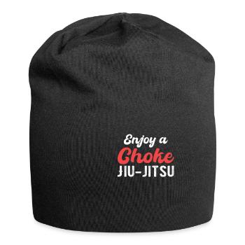 Enjoy a Choke Jiu Jitsu Judo Boxing - Jersey Beanie - black - Front