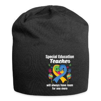 There will always be room for further special education - Jersey Beanie - black - Front