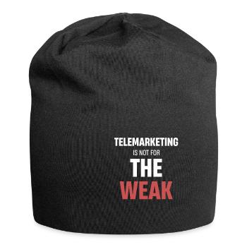 Le télémarketing n’est pas pour les âmes sensibles - Bonnet en jersey - noir - Devant