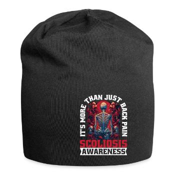 It's More Than Just Back Pain 12 - Jersey Beanie - black - Front