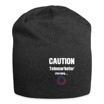 Attention teleseller fees - Jersey Beanie - charcoal grey - Front