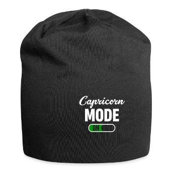 Steinbock-modus Für Lustige Horoskope - Jersey-Beanie - Schwarz - Vorne