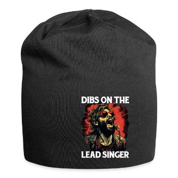Dibs On The Lead Singer 7 - Jersey Beanie - black - Front