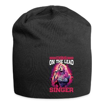 Dibs On The Lead Singer 6 - Jersey Beanie - black - Front