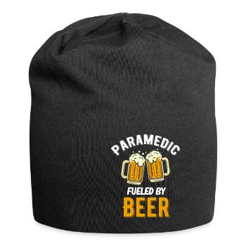 Paramedics are trained by the rescue workers - Jersey Beanie - black - Front