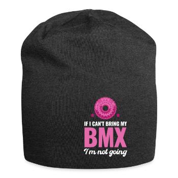 If I can't bring my bmx, I'll go - Jersey Beanie - charcoal grey - Front