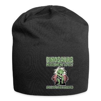 Dinosaurs Never Went To Vet, Look What Happened 2 - Jersey Beanie - black - Front