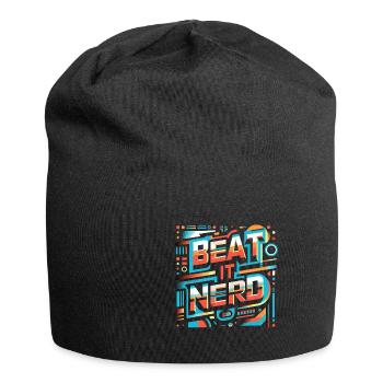 Battez-le Nerd 11 - Bonnet en jersey - noir - Devant