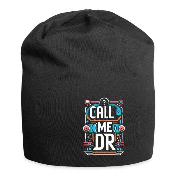 Call Me Dr 29 - Jersey Beanie - black - Front