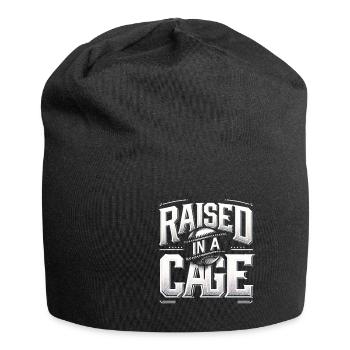 Élevé dans une cage 20 - Bonnet en jersey - noir - Devant
