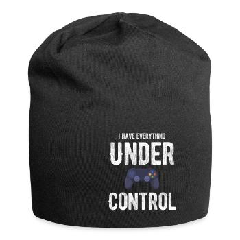 Ich Habe Alles Unter Kontrolle Lustiger - Jersey-Beanie - Schwarz - Vorne