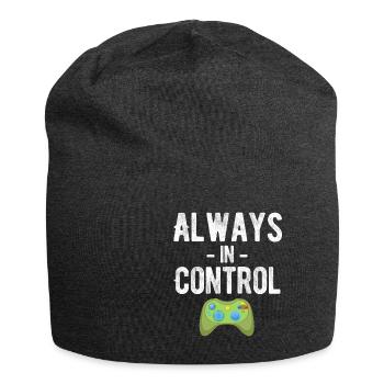 Immer Unter Kontrolle Lustige - Jersey-Beanie - Anthrazit - Vorne