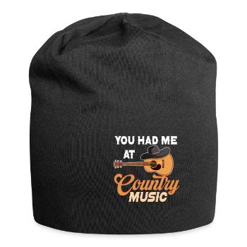You had me at Country Music Lover - Jersey Beanie - black - Front
