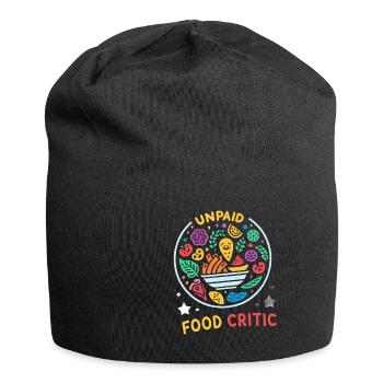Unpaid Food Critic 16 - Jersey Beanie - black - Front