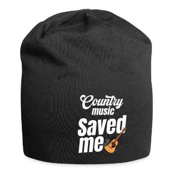 Country Music Saved Me Lover - Jersey Beanie - black - Front