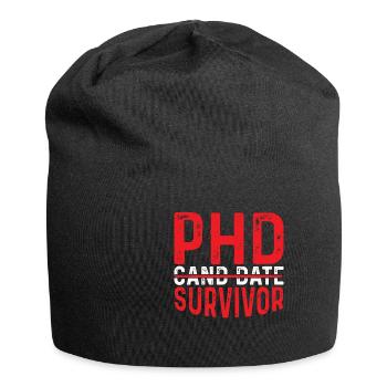 Candidat au doctorat Survivant 12 - Bonnet en jersey - noir - Devant