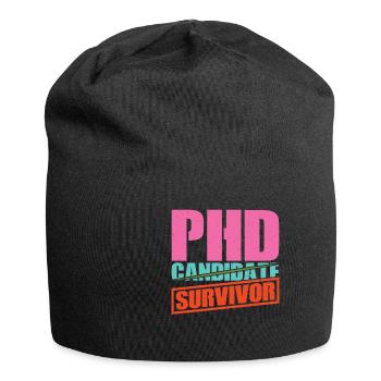 Candidat au doctorat Survivant 13 - Bonnet en jersey - noir - Devant