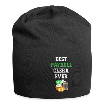 Lohn und Ge Bester Lohn- Und Gehaltsabrechnungskau - Jersey-Beanie - Schwarz - Vorne