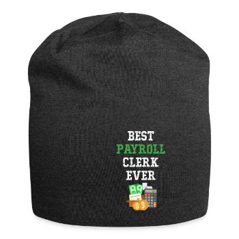 Payroll & Pay Best Payroll Calculator - Jersey Beanie - charcoal grey - Front
