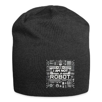 I Am Not A Robot 6 - Jersey-Beanie - Anthrazit - Vorne