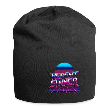 Repent Sinner 19 - Jersey Beanie - black - Front