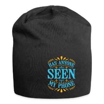 Has Anyone Seen My Phone 14 - Jersey-Beanie - Schwarz - Vorne