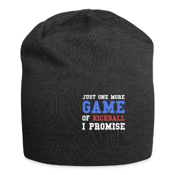 Encore une partie de kickball, je vous le promets. - Bonnet en jersey - charbon - Devant