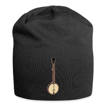 Banjo Bluegrass - Jersey-Beanie - Schwarz - Vorne