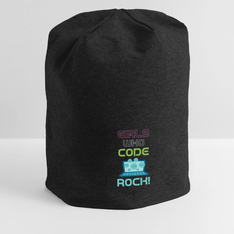 Girls who code, rock! Programmer Jersey Beanie