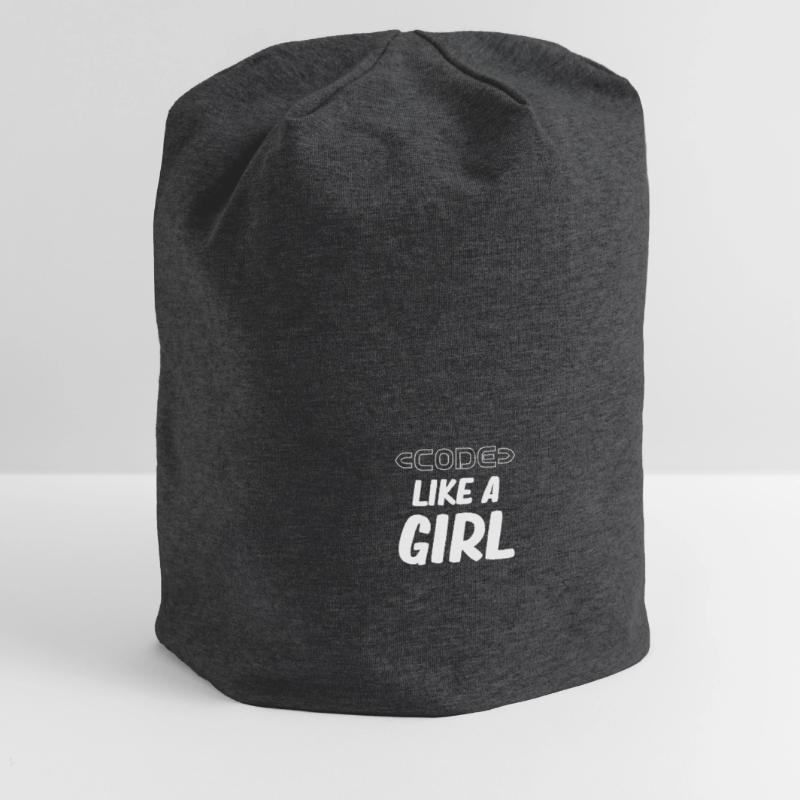 Coder comme une fille programmeuse fille ordinateur Bonnet en jersey