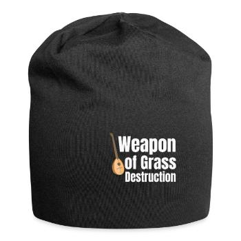 Waffe Der Zerstörung Lustige - Jersey-Beanie - Schwarz - Vorne