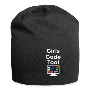 Les programmatrices de programmes pour filles aussi - Bonnet en jersey - noir - Devant