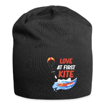 Coup de foudre Planche à voile de kitesurf - Bonnet en jersey - noir - Devant