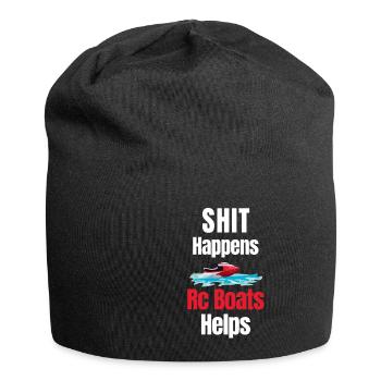 Shit Happens Rc Boats aide le capitaine Airboat - Bonnet en jersey - noir - Devant