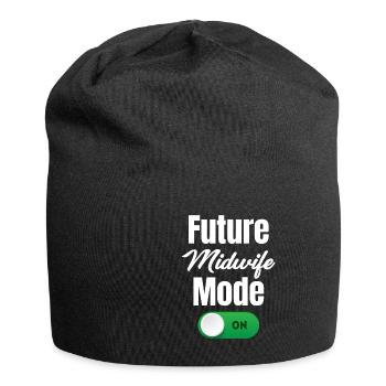 Zukünftiger Hebammenmodus Für Geburtshilfliche - Jersey-Beanie - Schwarz - Vorne