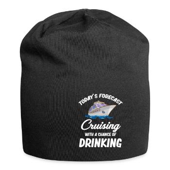 Die Heutige Prognose Kreuzfahrt Mit Der Chance, - Jersey-Beanie - Schwarz - Vorne