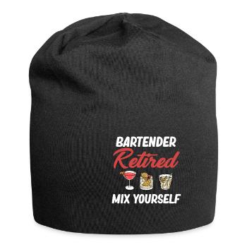 Barman Retraité Mix Yourself Mixologue - Bonnet en jersey - noir - Devant