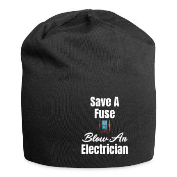 Speichern Sie Einen Sicherungsdurchbruch. Ein - Jersey-Beanie - Schwarz - Vorne