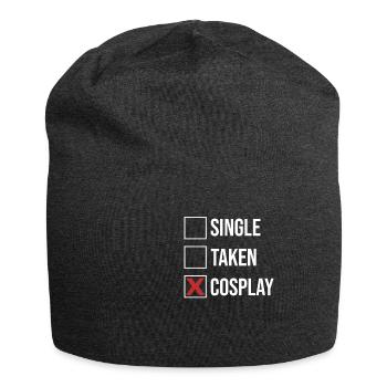 Single Taken Cosplay Funny Costume Medieval - Jersey Beanie - charcoal grey - Front