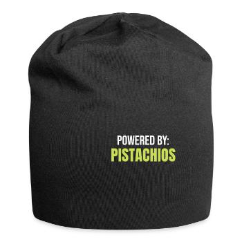 Propulsé par une garniture de crème glacée à la pistache - Bonnet en jersey - noir - Devant