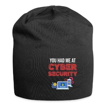 Ils m’ont mis dans les logiciels malveillants de cybersécurité - Bonnet en jersey - noir - Devant