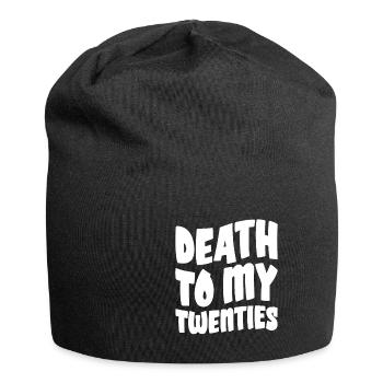 Death To My Twenties - Jersey Beanie - black - Front