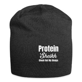 Protein Sheikh Découvrez mon exercice de biceps - Bonnet en jersey - charbon - Devant
