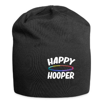 Happy Hooper Hooping Jugglers Gymnastic Baton - Jersey-Beanie - Schwarz - Vorne