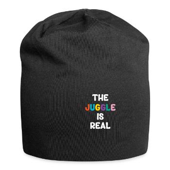 The Juggle Is Real Clown Bartender Acrobatic - Jersey Beanie - black - Front