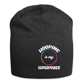 Hooping Ist Meine Superkraft Jongleure Turnen Mit - Jersey-Beanie - Anthrazit - Vorne